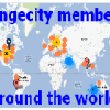 Longecity Members Map